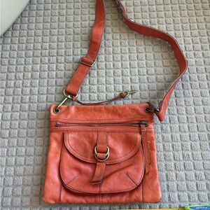Fossil Orange Crossbody Bag